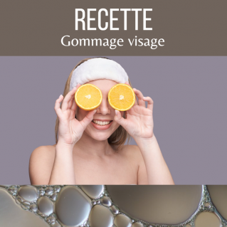 Gommage naturel visage graines de chia, huile d'argan