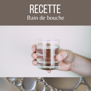 Bain de bouche maison contre les aphtes