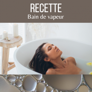Bain de vapeur visage naturel à base de plantes