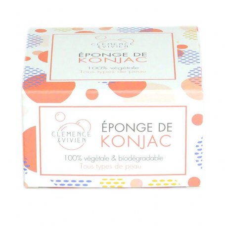 Eponge Konjac 100% végétale