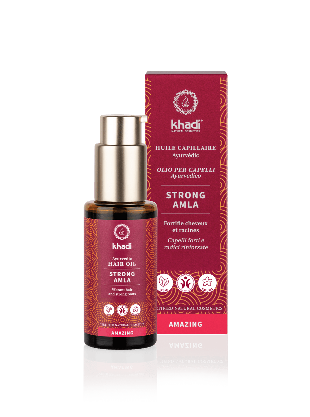 Huile capillaire Strong Amla gaine et fortifie les cheveux Bio - 50 ml
