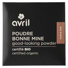 Poudre Bonne mine ambre irisé
