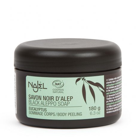Savon Noir d'Alep à l'Eucalyptus Bio - 180 g